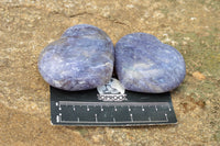 Polished Purple Lepidolite Mica Hearts  x 6 From Madagascar - TopRock