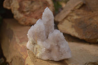 Natural Pale Lilac Spirit Quartz Clusters x 3 From Boekenhouthoek, South Africa