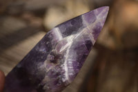 Polished Stunning Amethyst Points x 2 From Zambia