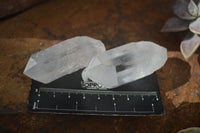 Natural Etched Clear Quartz Crystals  x 35 From Mpika, Zambia - Toprock Gemstones and Minerals 