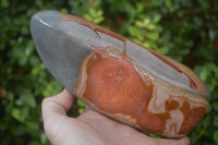 Polished Large Polychrome Jasper Standing Free Form  x 1 From Madagascar