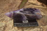 Polished Stunning Amethyst Points x 2 From Zambia