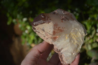 Natural Red Hematoid Quartz Specimens x 3 From Karoi, Zimbabwe