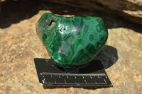 Polished Malachite Free Forms With Stunning Flower & Banding Patterns x 6 From Congo - TopRock