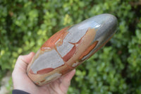 Polished Large Polychrome Jasper Standing Free Form  x 1 From Madagascar