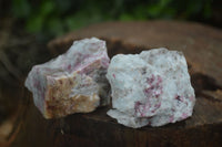 Polished Rough Rubellite Pink Tourmaline In Matrix Specimens  x 22 From Madagascar - Toprock Gemstones and Minerals 