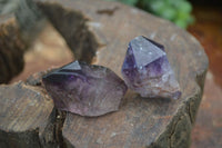 Natural Skeletal Smokey Amethyst Window Quartz Crystals  x 20 From Chiredzi, Zimbabwe - Toprock Gemstones and Minerals 