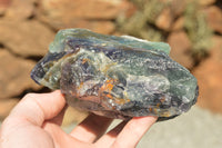 Natural Large Selected Watermelon Fluorite Cobbed Specimens  x 4 From Uis, Namibia - TopRock