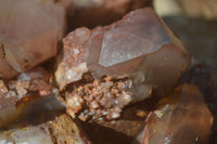 Natural Red Hematoid Quartz Specimen x 1 From Karoi, Zimbabwe