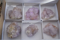 Natural Spirit Amethyst Quartz Clusters x 6 From Boekenhouthoek, South Africa