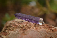 Polished Packaged Hand Crafted Resin Pendant with Amethyst Chips - sold per piece - From Bulwer, South Africa - TopRock