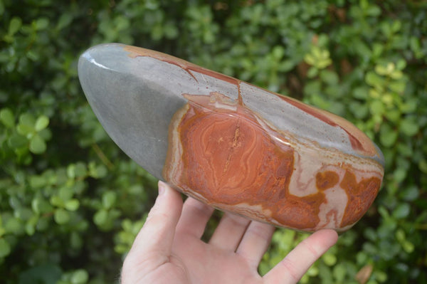 Polished Large Polychrome Jasper Standing Free Form  x 1 From Madagascar