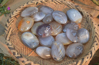 Polished Large Agate Palm Stones  x 1.8 Kg Lot From Madagascar