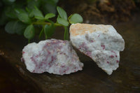 Polished Rough Rubellite Pink Tourmaline In Matrix Specimens  x 22 From Madagascar - Toprock Gemstones and Minerals 