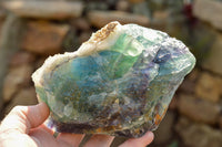 Natural Large Selected Watermelon Fluorite Cobbed Specimens  x 4 From Uis, Namibia - TopRock