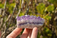 Natural Deep Mini Jacaranda Purple Amethyst Clusters  x 45 From Zambia - TopRock