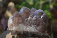 Natural Red Hematoid Quartz Specimens x 3 From Karoi, Zimbabwe