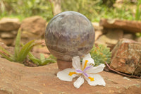 Polished Large Smokey Amethyst Sphere x 1 From Madagascar - TopRock