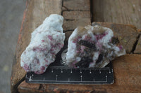 Polished Rough Rubellite Pink Tourmaline In Matrix Specimens  x 22 From Madagascar - Toprock Gemstones and Minerals 