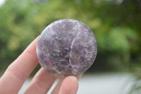 Polished Purple Lepidolite With Pink Tourmaline Points  x 12 From Madagascar - TopRock