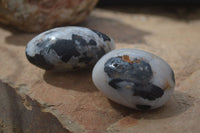 Polished Tourmalinated Quartz Free Forms  x 8 From Karibib, Namibia - TopRock