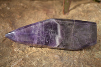 Polished Stunning Amethyst Points x 2 From Zambia