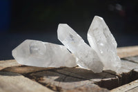 Natural Etched Clear Quartz Crystals  x 35 From Mpika, Zambia - Toprock Gemstones and Minerals 