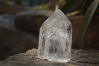 Polished Clear Quartz Crystal Points  x 6 From Madagascar