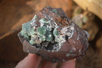 Natural Rare Ball Malachite On Drusy Quartz & Dolomite Matrix  x 3 From Kambove, Congo