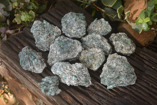 Natural Rare Emerald Mica In Matrix Cobbed Specimens x 12 From Mutoko, Zimbabwe