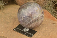 Polished Large Smokey Amethyst Sphere x 1 From Madagascar - TopRock