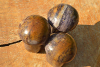 Polished Lithium Mica Mushroom Carvings  x 6 From Zimbabwe - TopRock