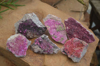 Natural Pink Salrose Cobaltion Dolomite Specimens  x 6 From Congo - Toprock Gemstones and Minerals 