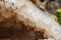 Polished Extra Large Crystal Cantered Agate Geode x 1 From Madagascar