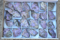 Natural Highly Selected Cobbed Stichtite Specimens  x 24 From Southern Africa - TopRock