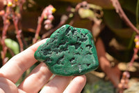 Polished Malachite Free Forms With Stunning Flower & Banding Patterns x 6 From Congo - TopRock