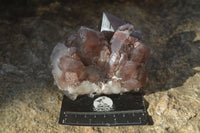 Natural Red Hematoid Quartz Specimens x 3 From Karoi, Zimbabwe