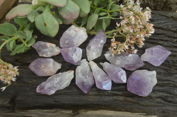 Natural Jacaranda Amethyst Crystals x 35 From Mumbwe, Zambia