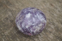 Polished Purple Lepidolite With Pink Tourmaline Points  x 12 From Madagascar - TopRock