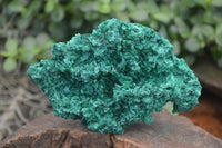 Natural Chatoyant Silky Malachite Specimens  x 2 From Congo - Toprock Gemstones and Minerals 