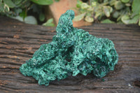 Natural Chatoyant Silky Malachite Specimens  x 2 From Congo - Toprock Gemstones and Minerals 