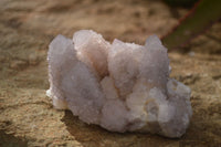 Natural Pale Lilac Spirit Quartz Clusters x 3 From Boekenhouthoek, South Africa