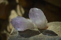 Natural Jacaranda Amethyst Crystals x 35 From Mumbwe, Zambia