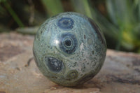 Polished Stromatolite / Kambamba Jasper Spheres  x 3 From Mahajanga, Madagascar - Toprock Gemstones and Minerals 