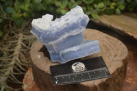 Natural Etched Blue Chalcedony Specimens  x 3 From Nsanje, Malawi