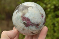 Polished Pink Tourmaline Rubellite Spheres x 3 From Ambatondrazaka, Madagascar - TopRock