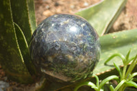 Polished Blue Iolite / Water Sapphire Sphere x 1 From Madagascar - TopRock