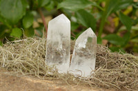 Polished Clear Quartz Crystal Points x 6 From Madagascar - TopRock