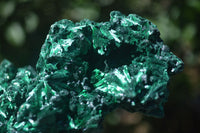 Natural Chatoyant Silky Malachite Specimens  x 2 From Congo - Toprock Gemstones and Minerals 