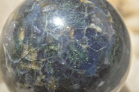 Polished Blue Iolite / Water Sapphire Sphere x 1 From Madagascar - TopRock